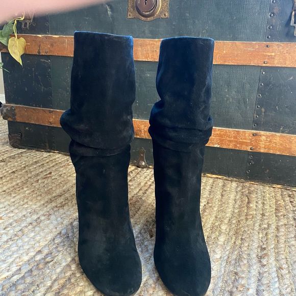 Gently worn Anthropologie Splendid Women's Phyllis High-Heel MidCalf Slouch Boot - Picture 5 of 16